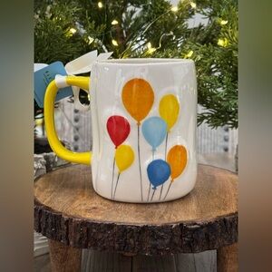 ✨ Brand NEW w/Tags Rae Dunn Pixar Up up up and away Double Sided Mug feat. Dug ✨
